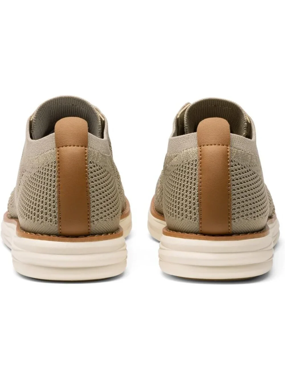 Bruno Marc Men's Khaki Ethylene Vinyl Acetate Lace up Lightweight Sneakers